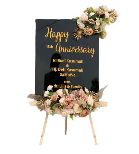 Papan Bunga Akrilik Ujung Menteng