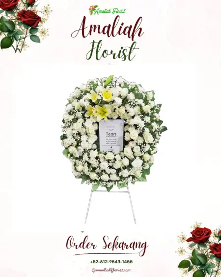 Krans Bunga Duka Ujung Menteng