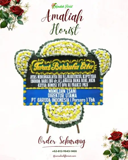 Papan Bunga Duka Ujung Menteng